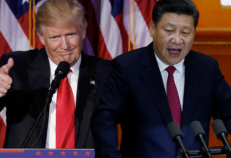 Donald Trump; Xi Jinping, reunión