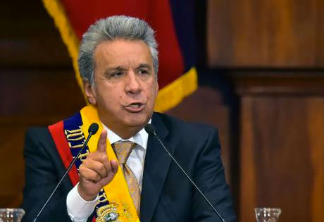 Ecuador; Lenín Moreno, presidente