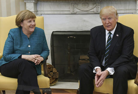 Donald Trump; Angela Merkel