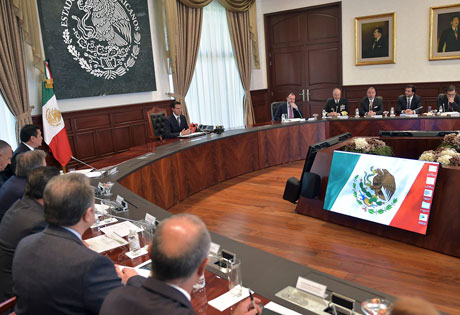 Reunión EPN-Gabinete de Seguridad