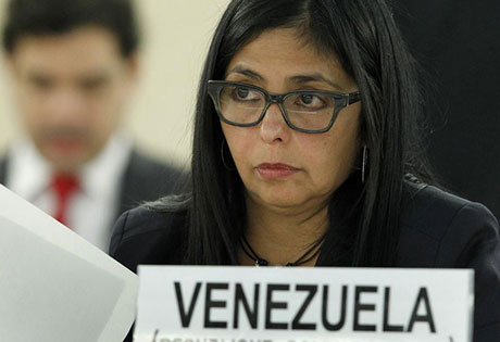Delcy Rodríguez rechaza OEA