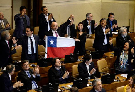 Pasa el aborto en Chile