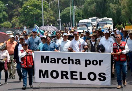 Marcha por la paz llega a segob