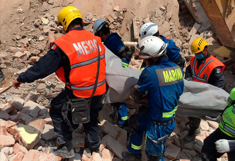 Iglesia de Seúl con damnificados