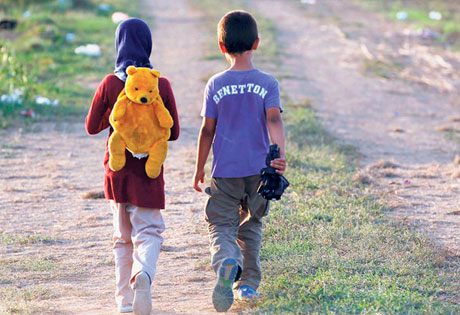 Niños emigrantes