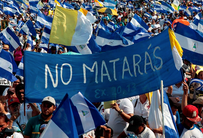 Iglesia en Nicaragua pide paz al gobierno