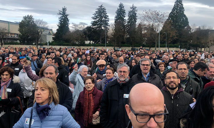 Manifestación contra Skolae