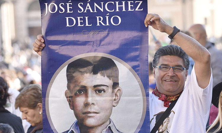 Joselito representando a México en la JMJ