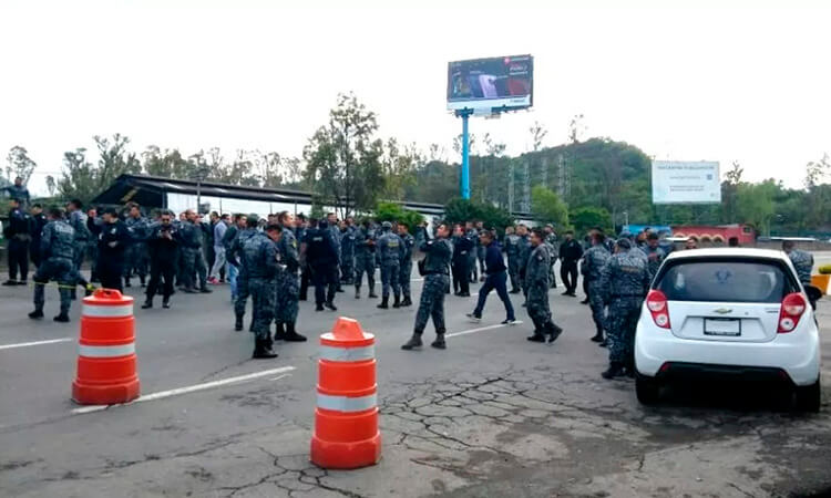 Imágenes de la movilización de la Policía Federal