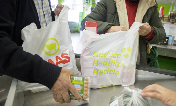Bolsas de plástico que venden el los super