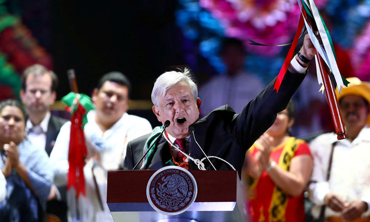 President en campaña