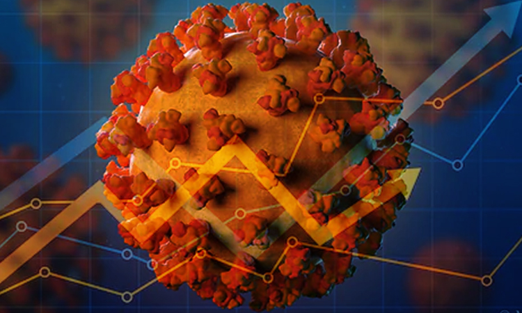 Ola de contagios de COVID-19