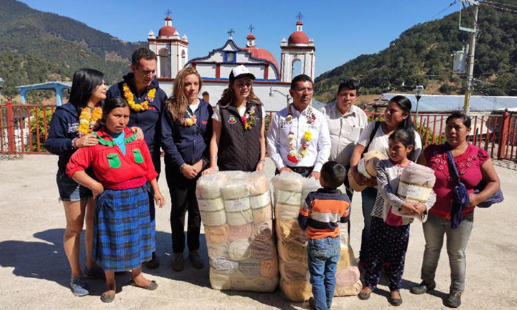 Donación de cobijas 