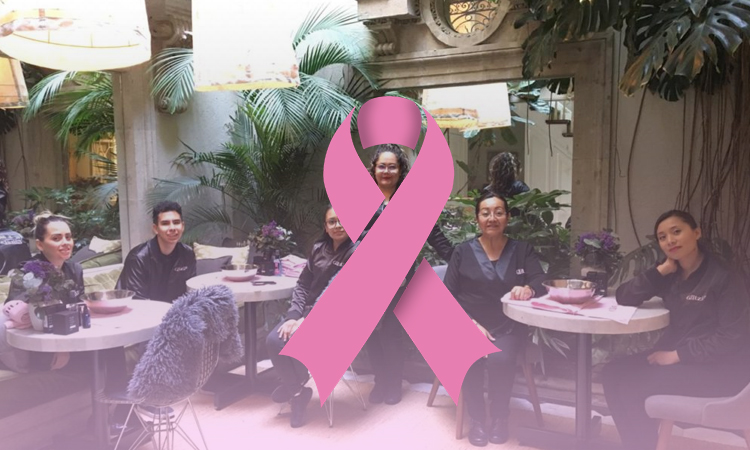 Glitzi ayuda a mujeres con cáncer de mama
