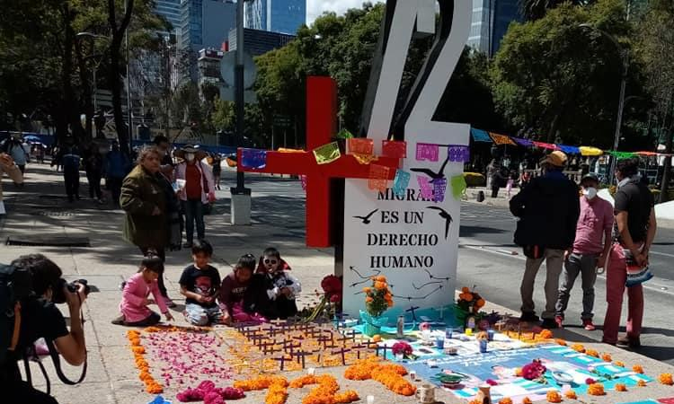 Ofrenda para migrantes
