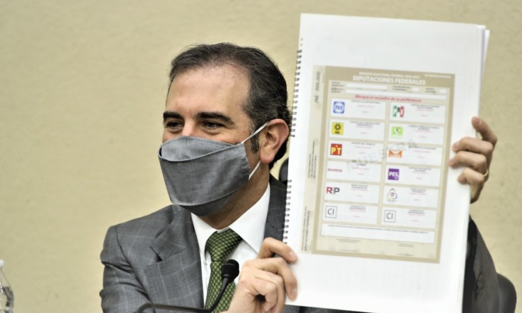 INE aprueba boleta electoral