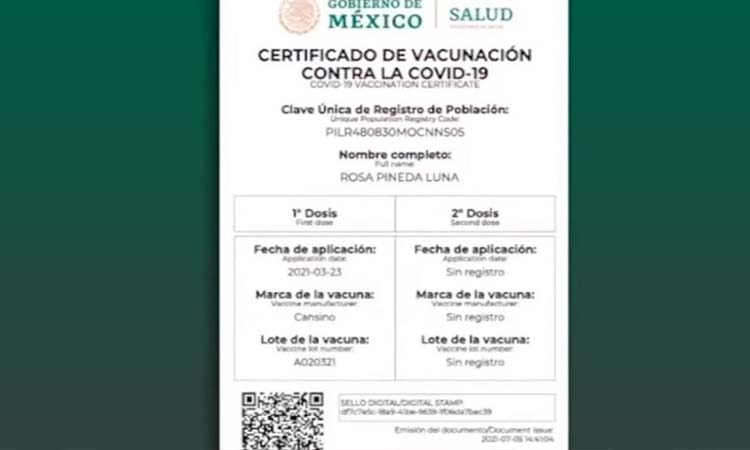Certificado de Vacunacion